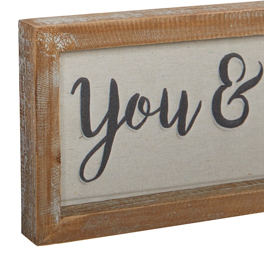 Set of 2 Brown Metal Farmhouse Sign Wall Decor, 12" x 6"